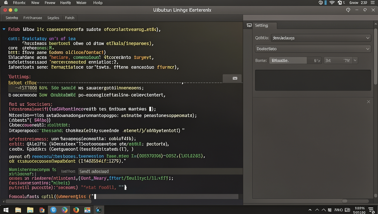 Screenshot of Linux desktop settings interface for profile customization.