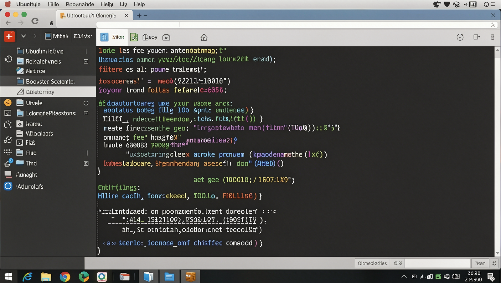 Realistic computer screen showing file extraction from a zip archive in Linux.