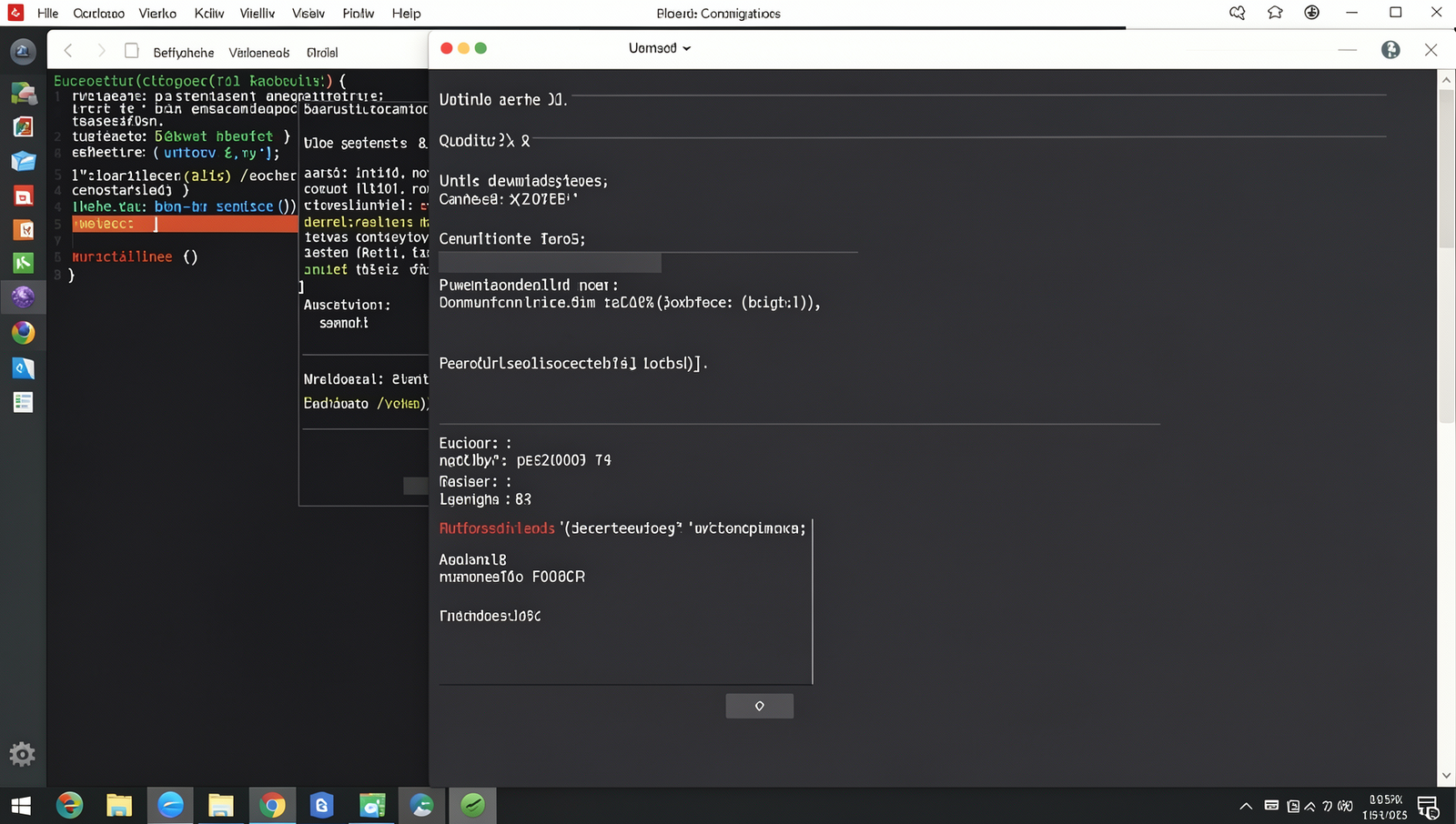 Screenshot of macOS virtual machine configuration settings on a Linux desktop.