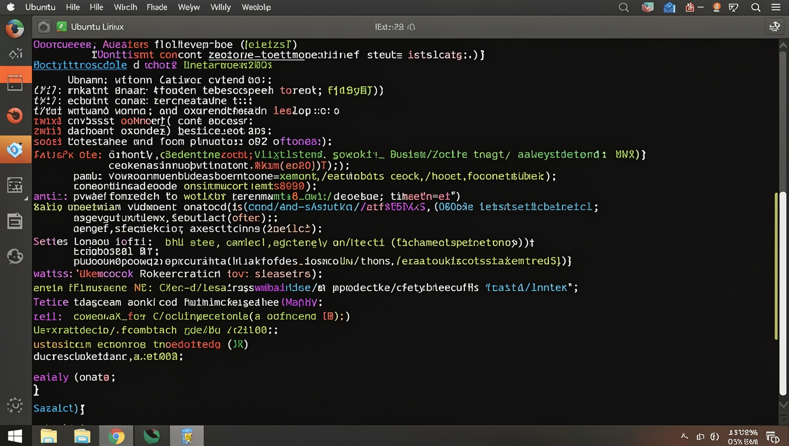 Realistic Linux desktop displaying Visual Studio installation tutorial on a computer screen.